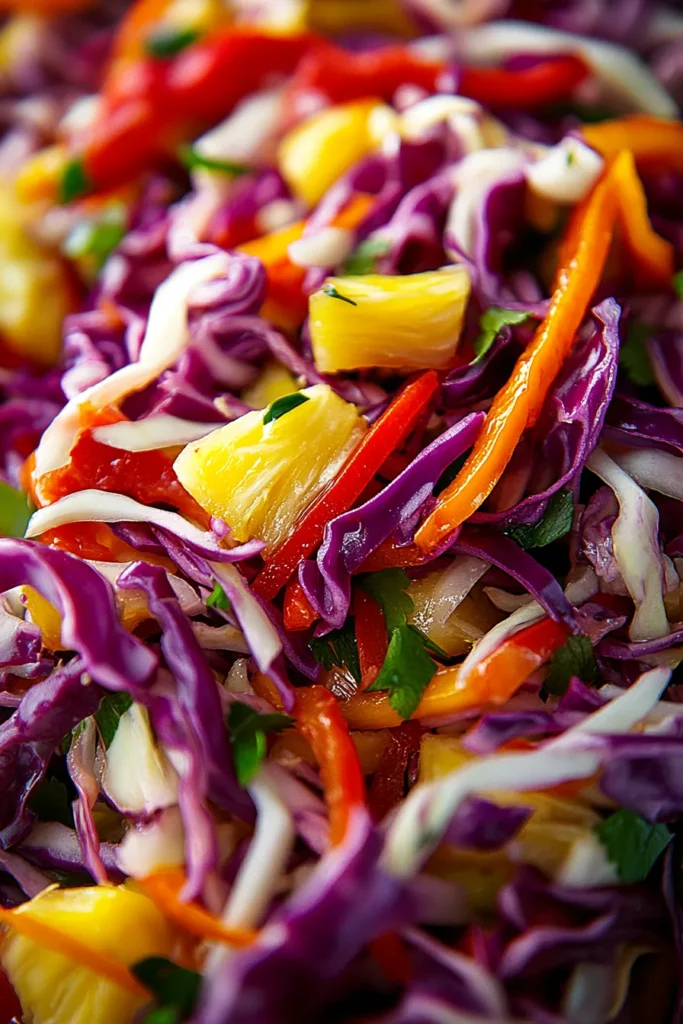 Best Cabbage & Pineapple Slaw – Sweet, Savory, & So Easy!