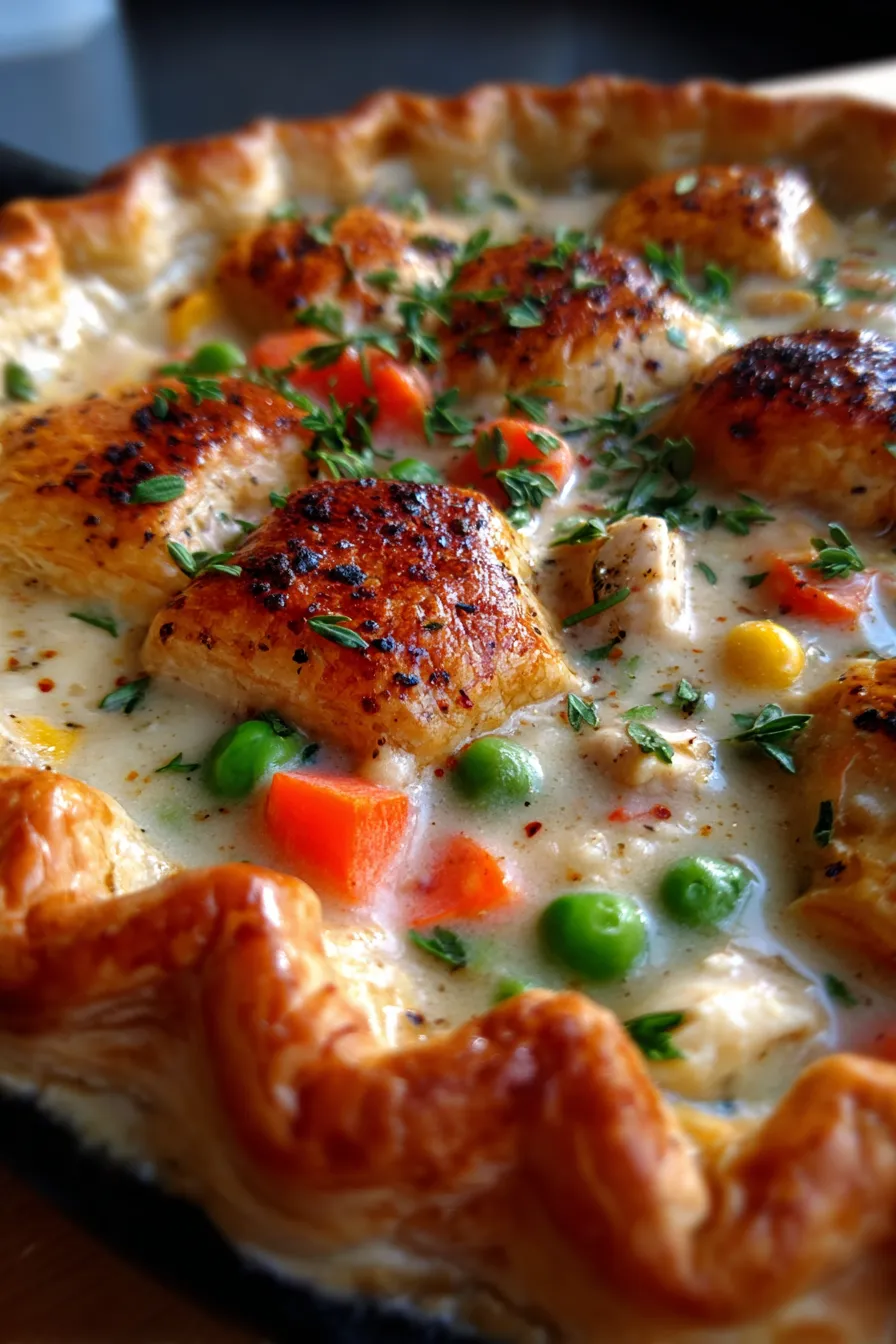 Classic One-Pan Chicken Pot Pie-ingredients-mise-en-place