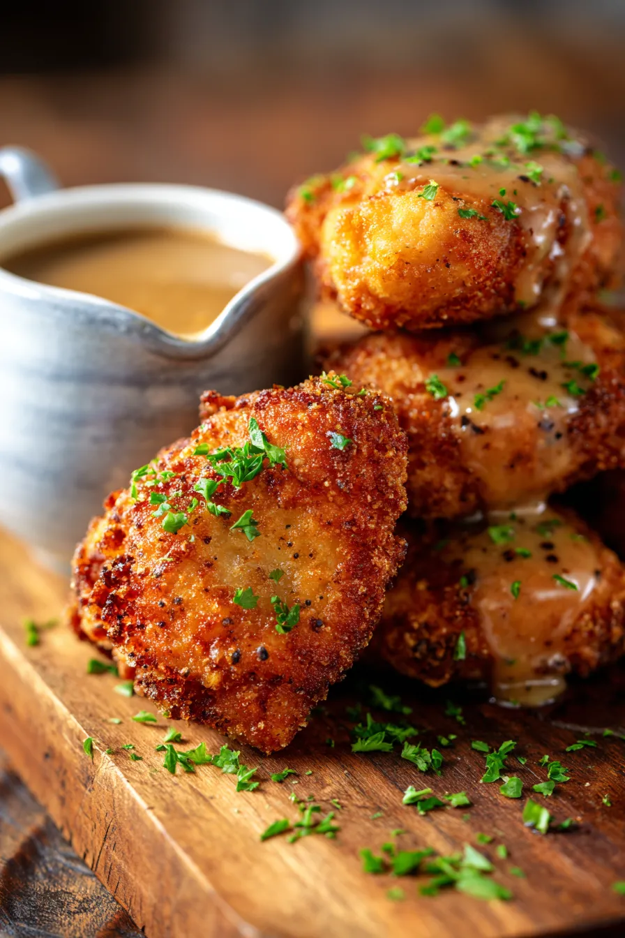 Creamy Pepper Gravy-texture-pour-action-shot