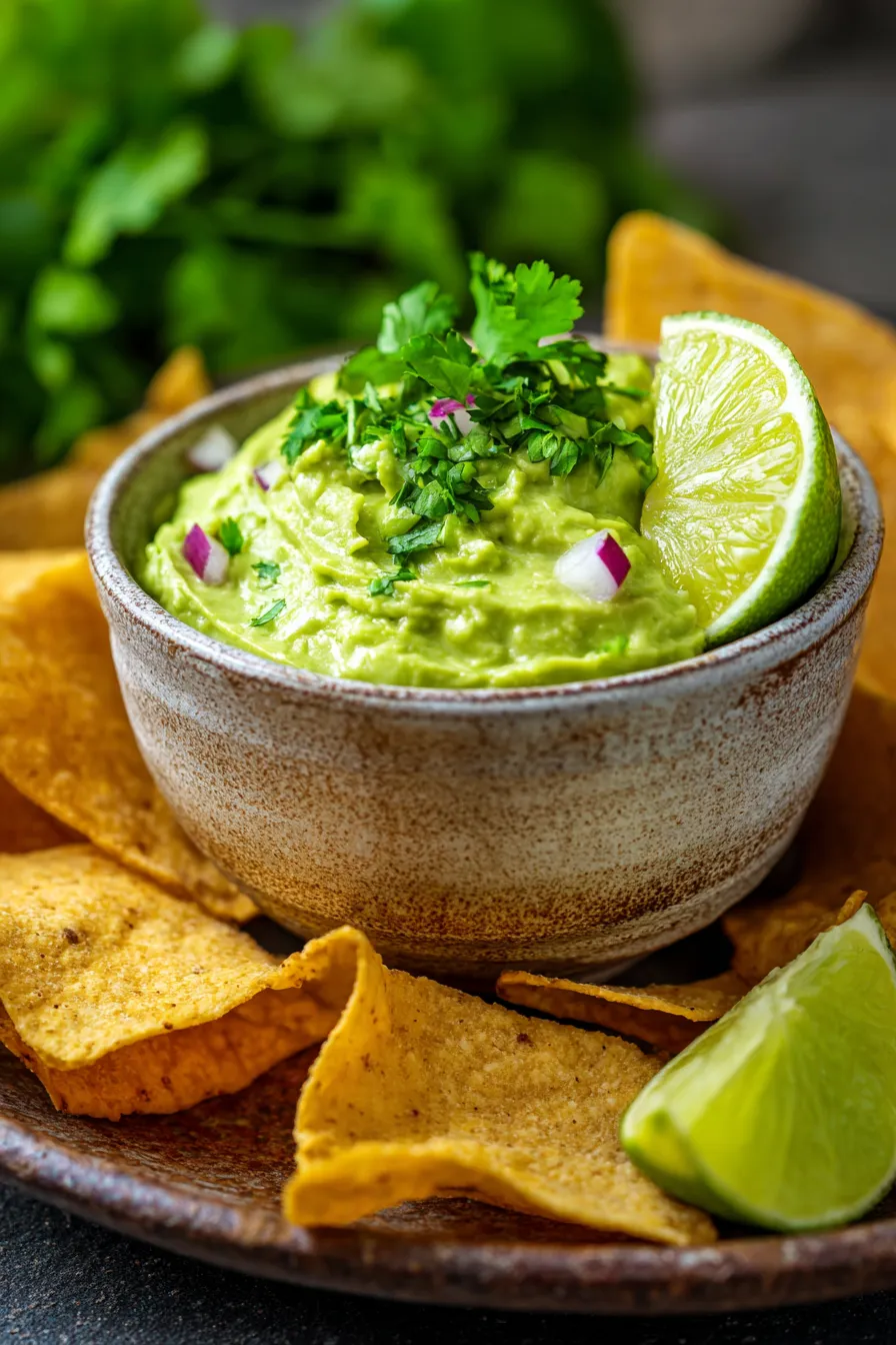 Creamy Ranch Guacamole Dip-fresh-avocado
