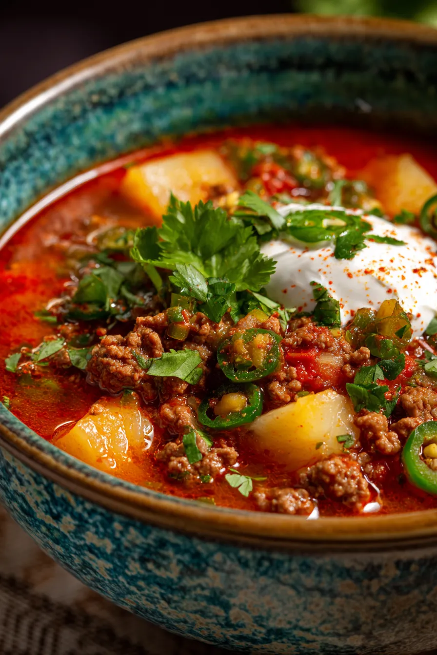 Crockpot Chili with Pineapple & Jalapeño-slow-cooked-perfection