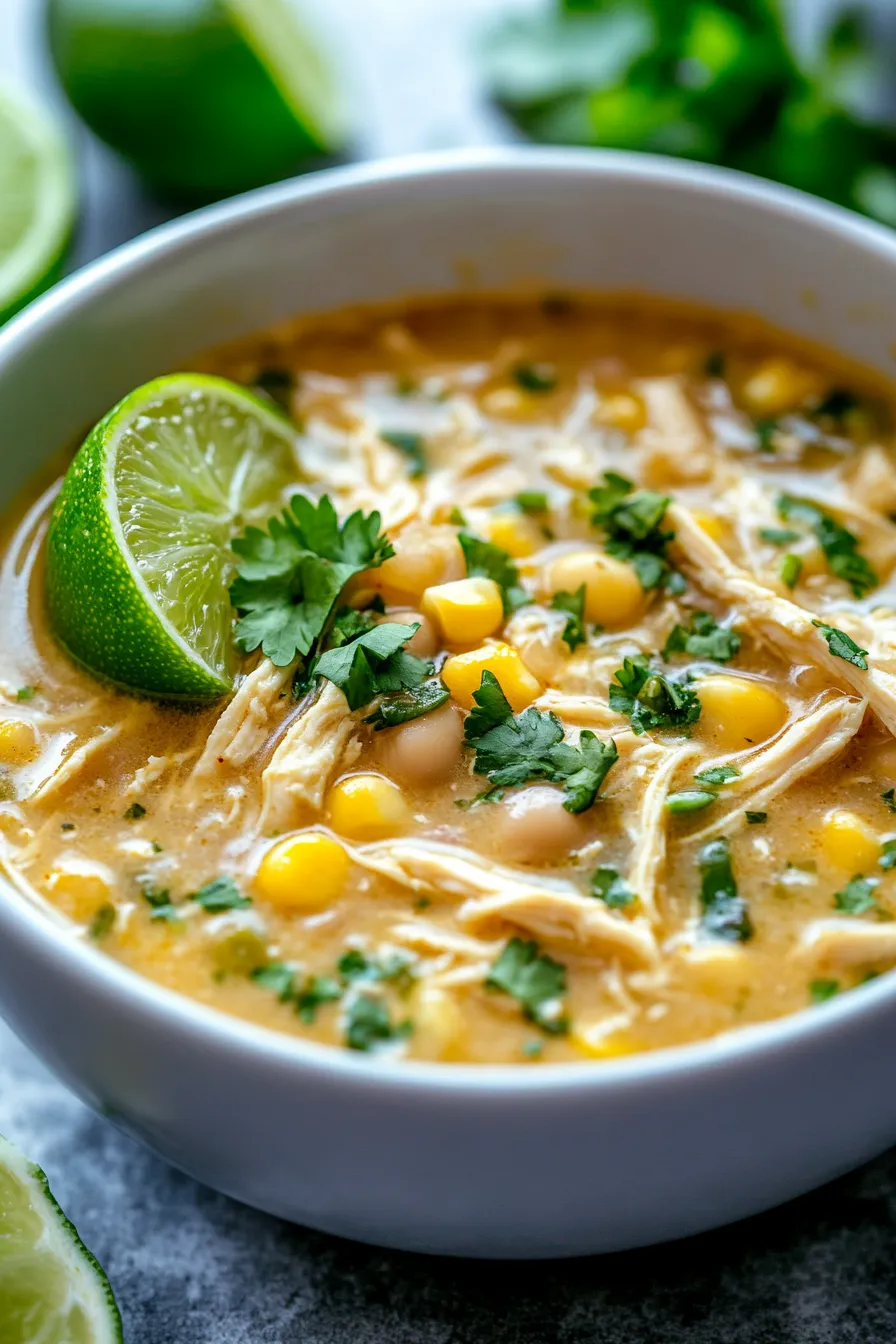 Crockpot White Chicken Chili with Lime-ingredients-mise-en-place