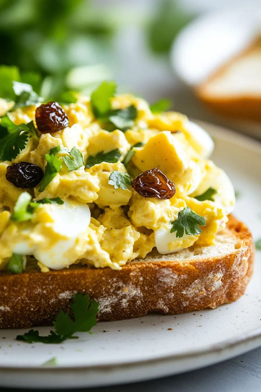 curried egg salad ingredients