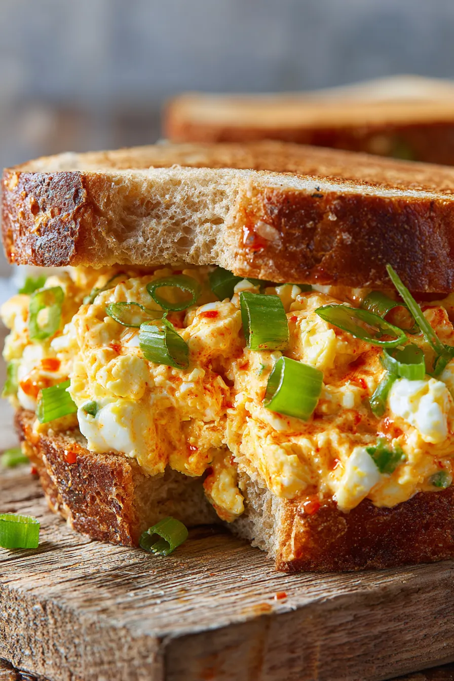 Egg Salad Sandwich cutting board