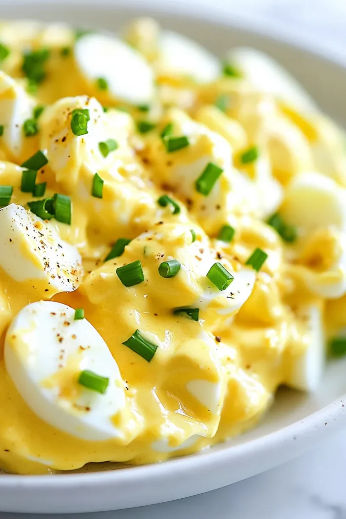 Creamy Egg Salad with Zesty Honey Mustard Dressing