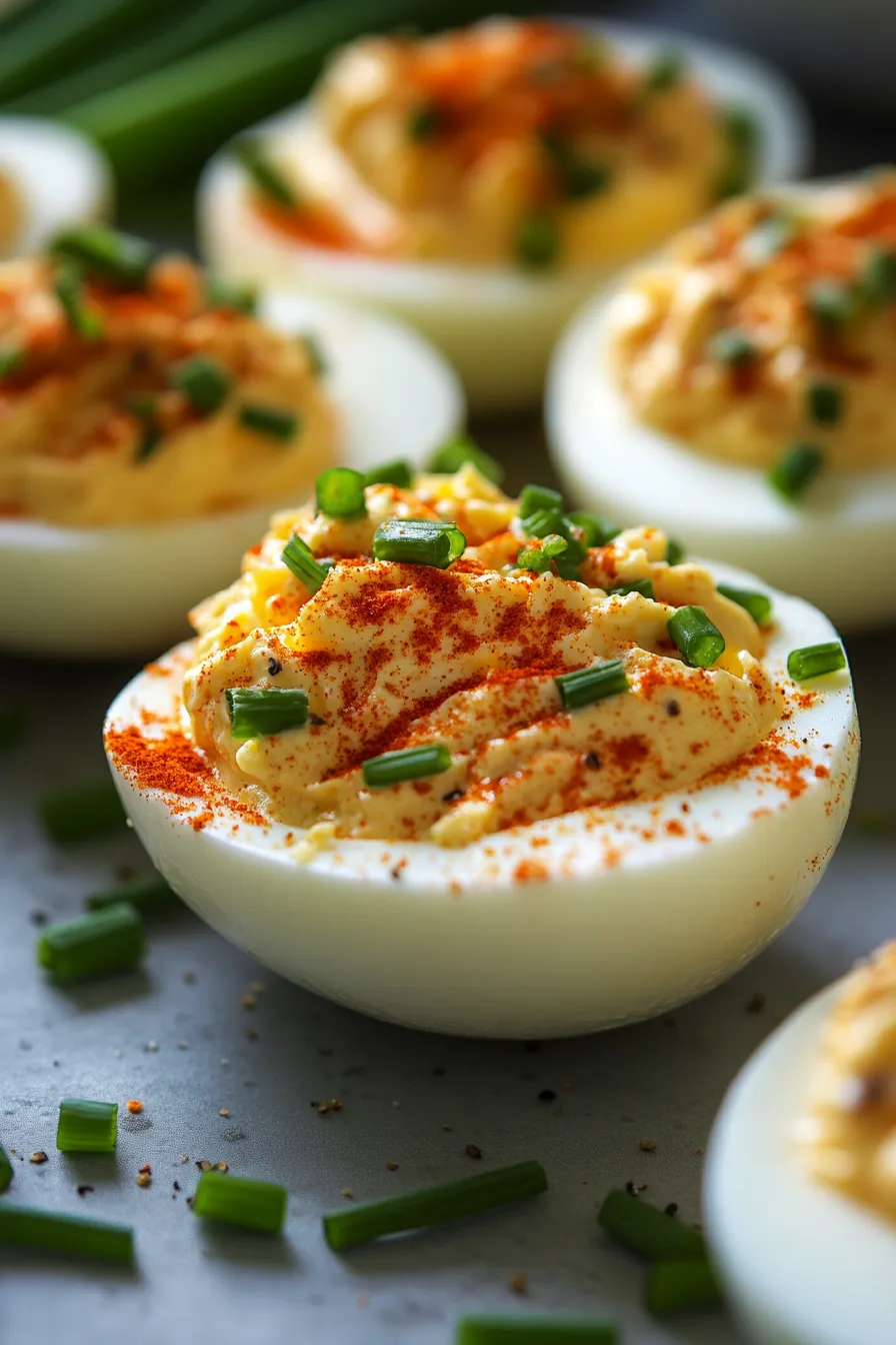 Egg Salad with Smoked Paprika & Chives-ingredients-overhead
