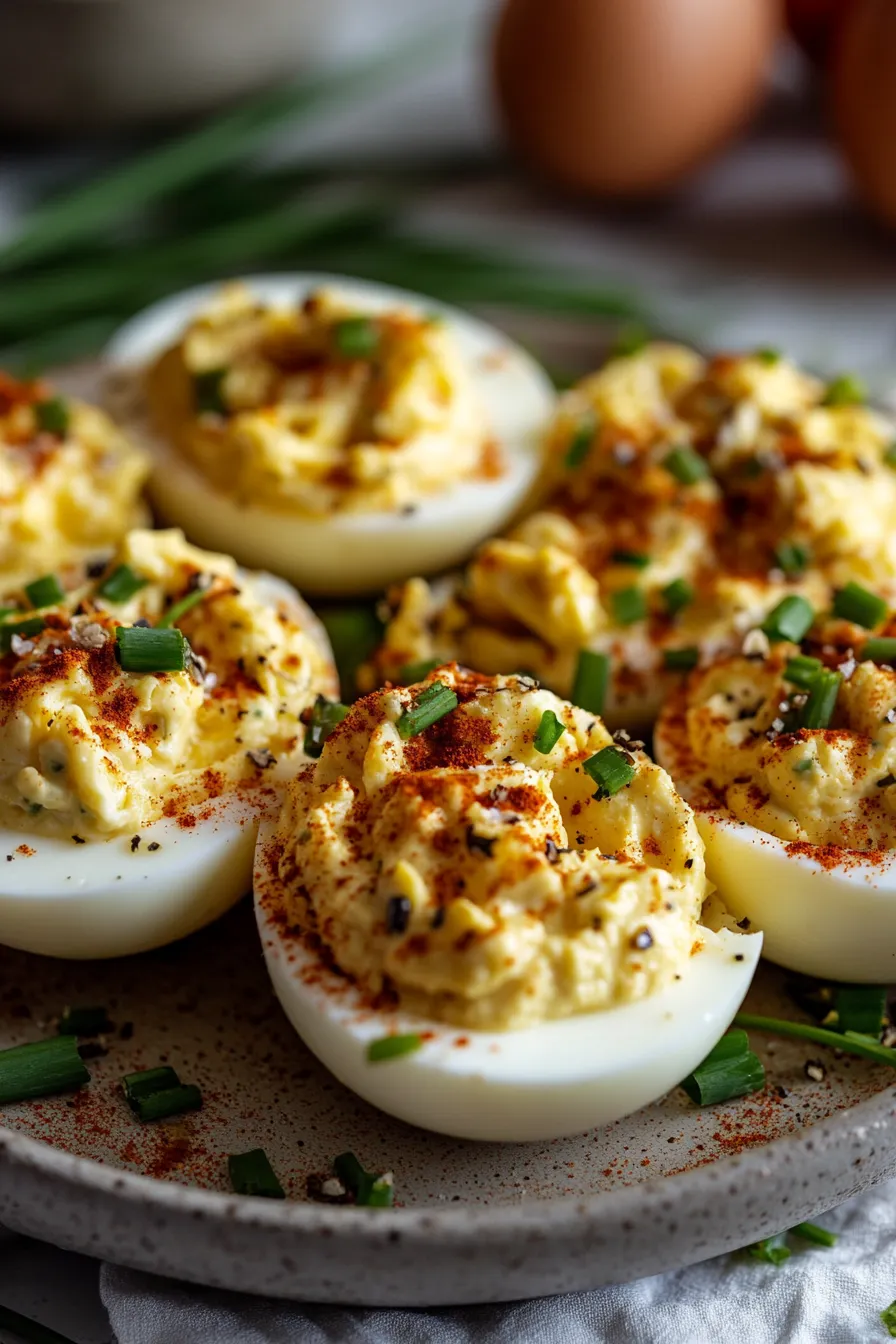 Egg Salad with Smoked Paprika & Chives-texture-scooped