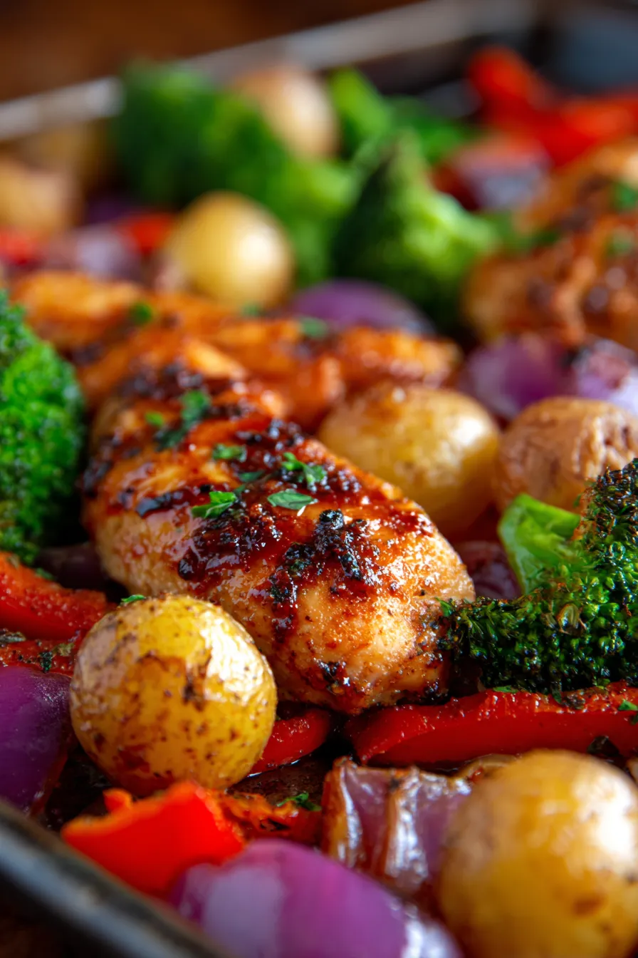 Healthy One-Pan Meal-garnish-fresh herbs