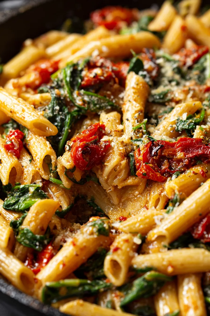 healthy pasta dinner