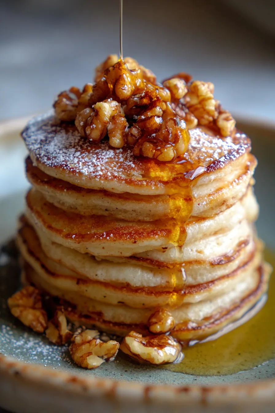 Honey Walnut Pancakes-ingredients-setup