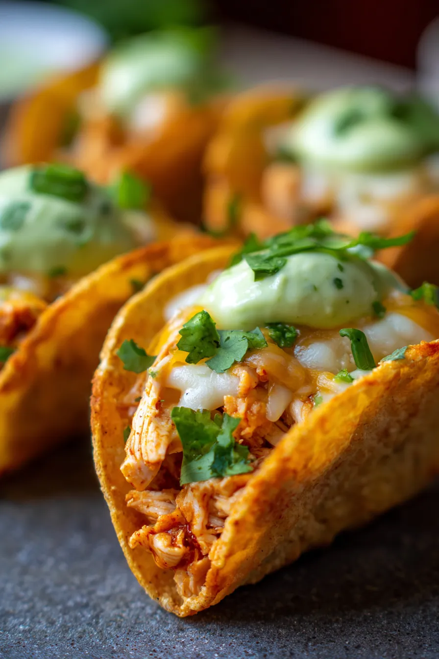 Mini Baked Chicken Tacos-assembly-ingredients