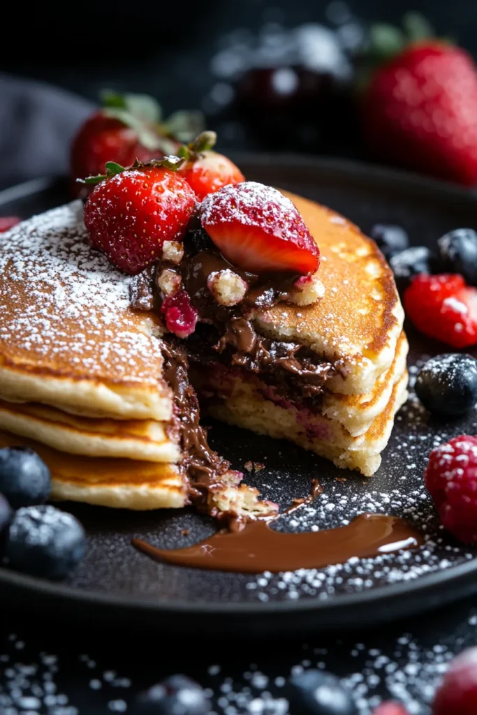 Decadent Nutella Stuffed Pancakes: Your Ultimate Brunch!