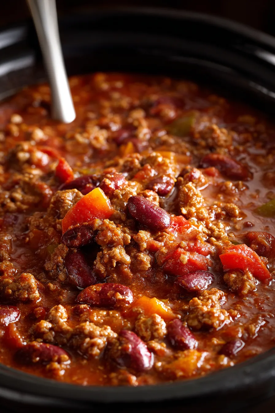 Prep ingredients for chili