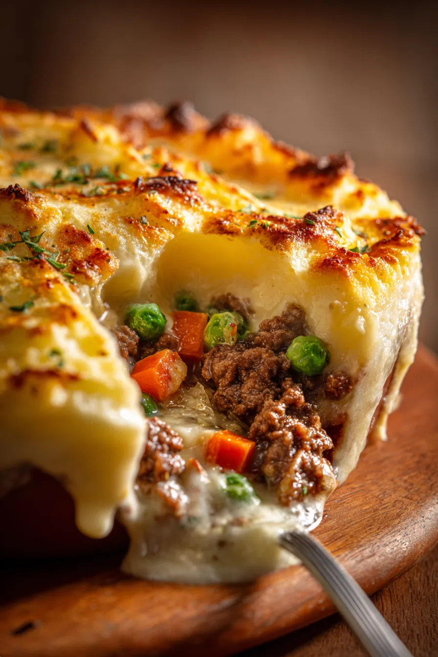 Shepherd's Pie texture closeup