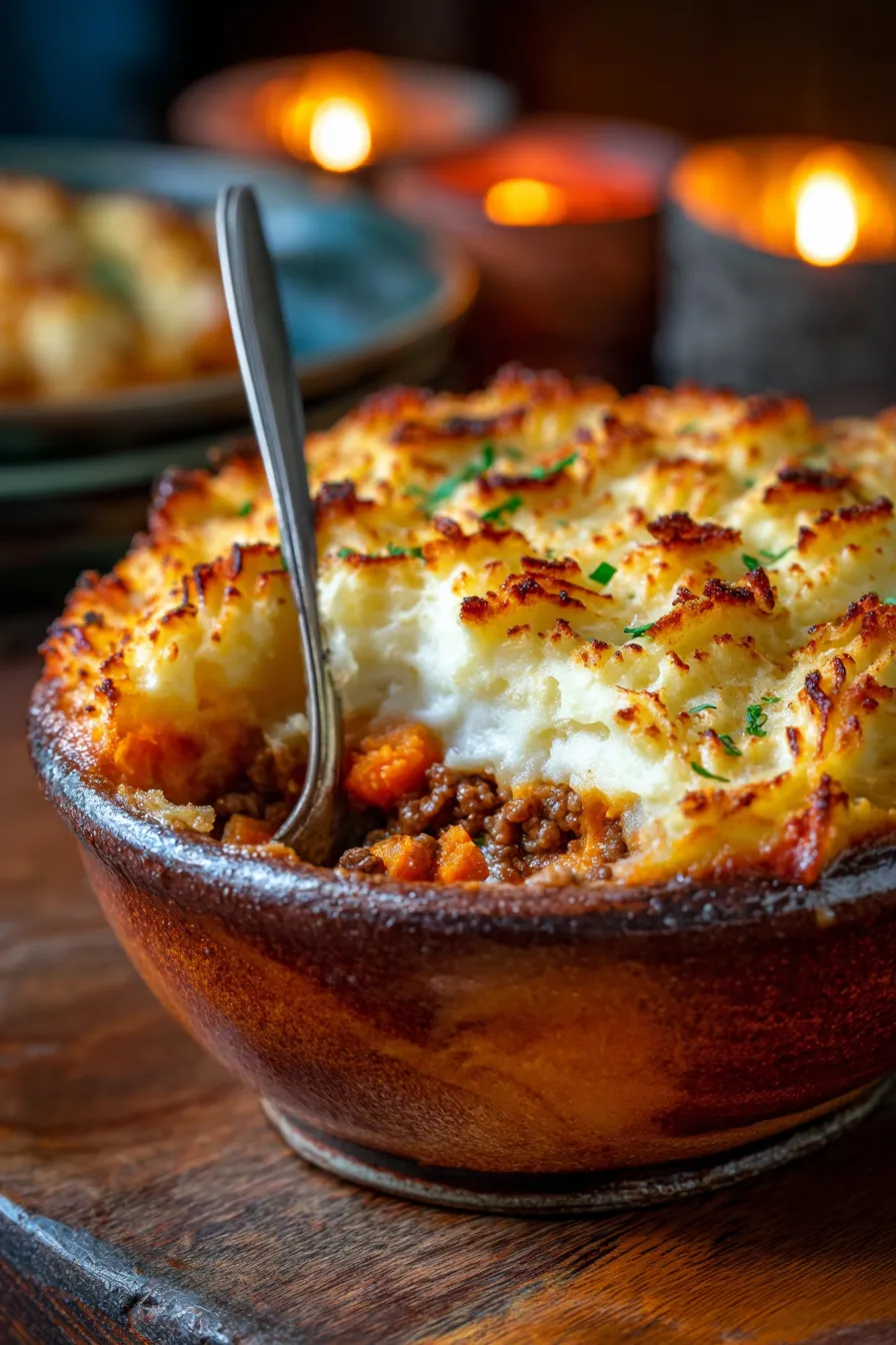Shepherd’s Pie with Maple Sweet Potatoes-ingredients-fresh herbs