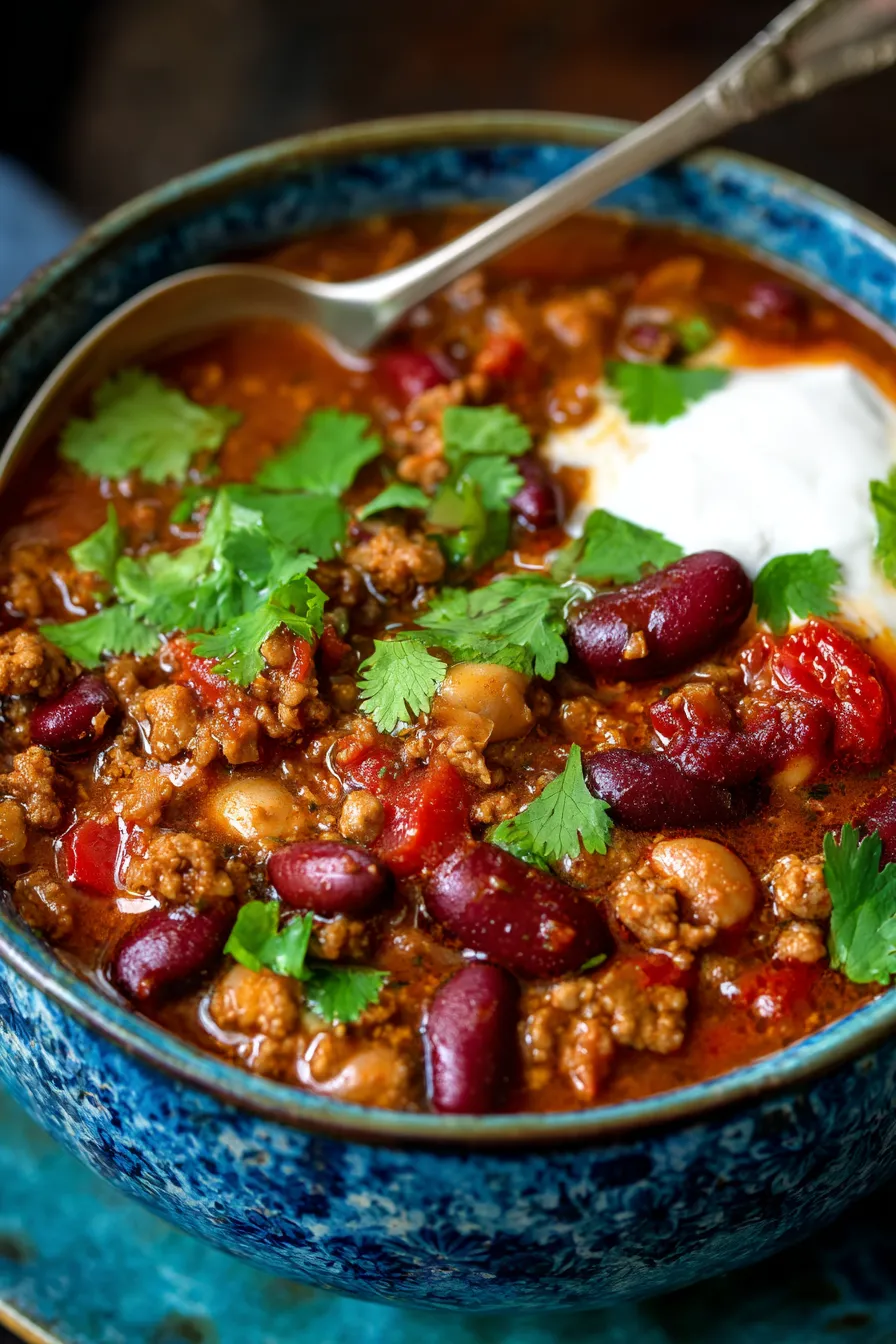 Slow Cooker Chili with Chipotle Sauce-ingredients-prep