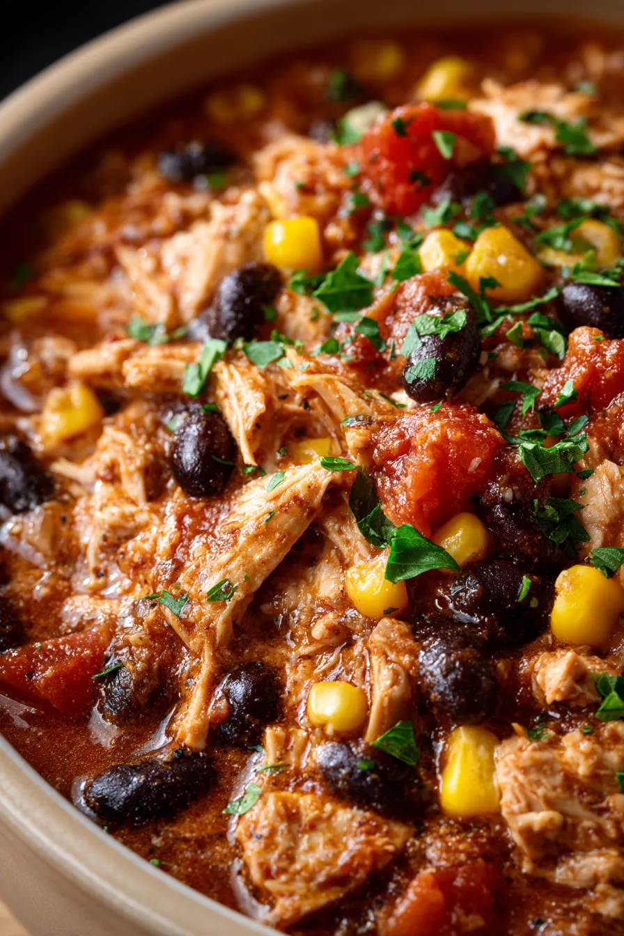 Soup bowl garnished sour cream