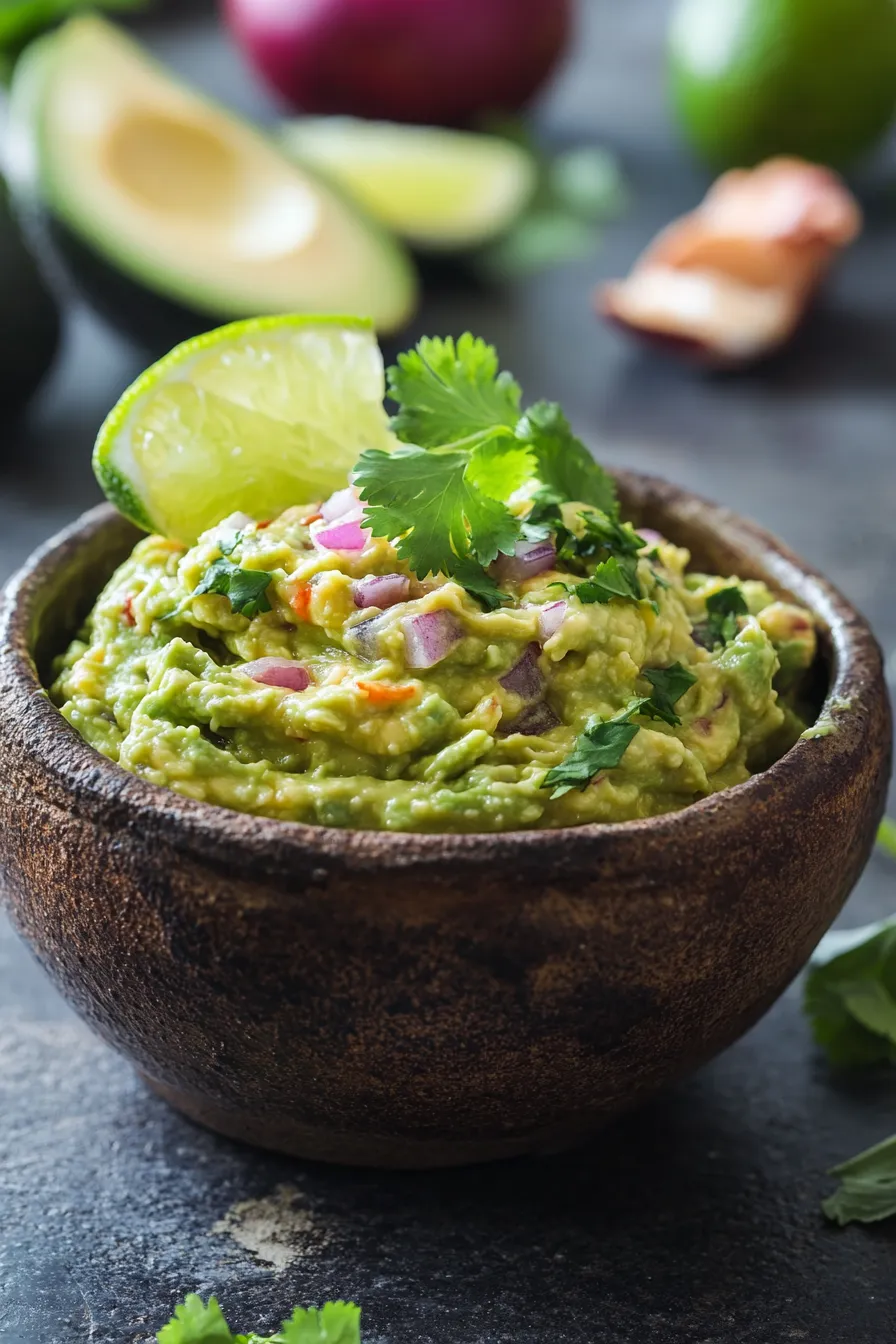 Sweet Chili Guacamole-bowl-chips-sideview