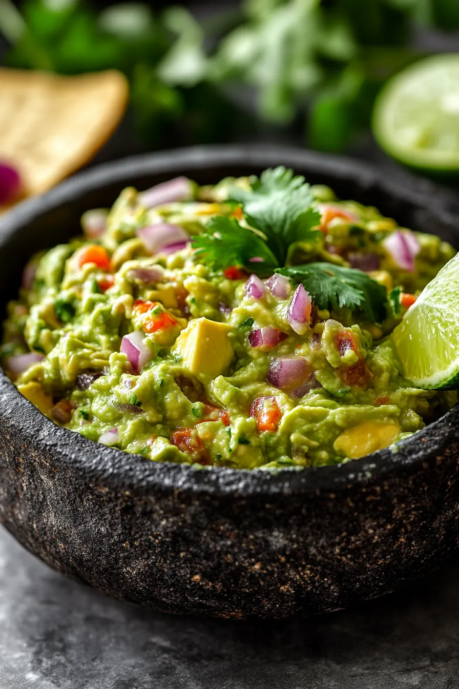 Sweet Chili Guacamole-fresh-ingredients-prep