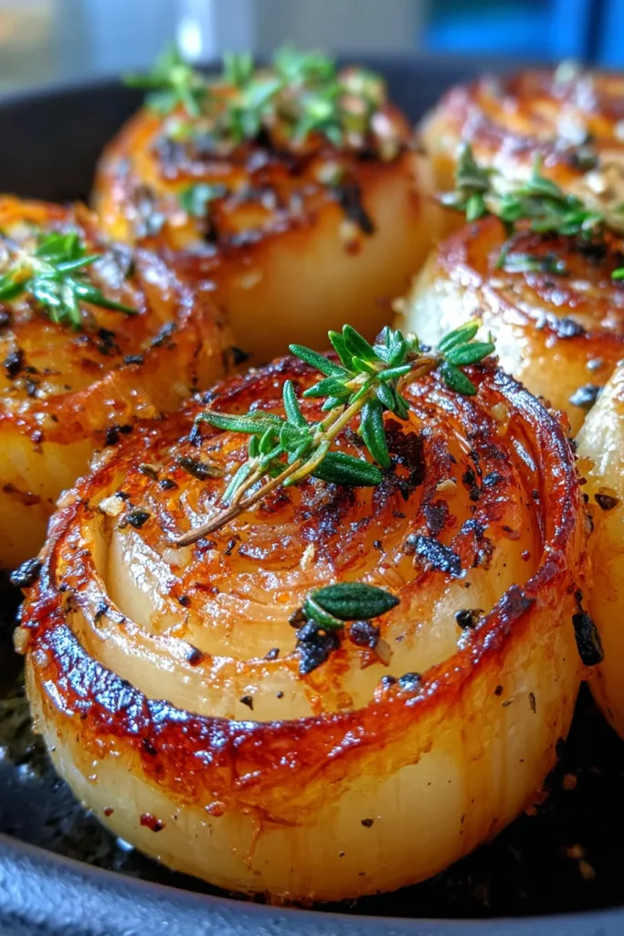 Garlic Herb Air Fryer Boiled Onions: Easy Side Dish!