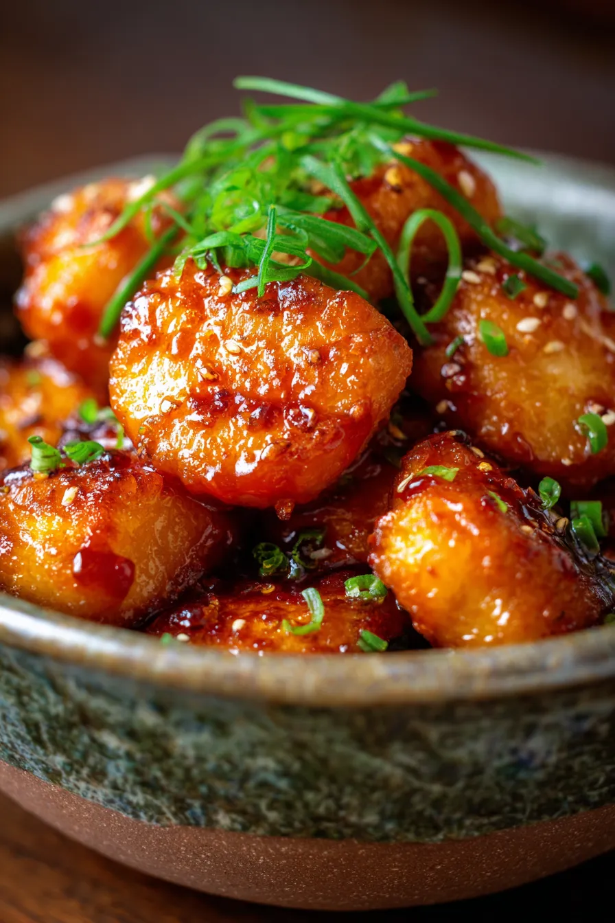 Bang Bang Salmon Bites ingredients overhead