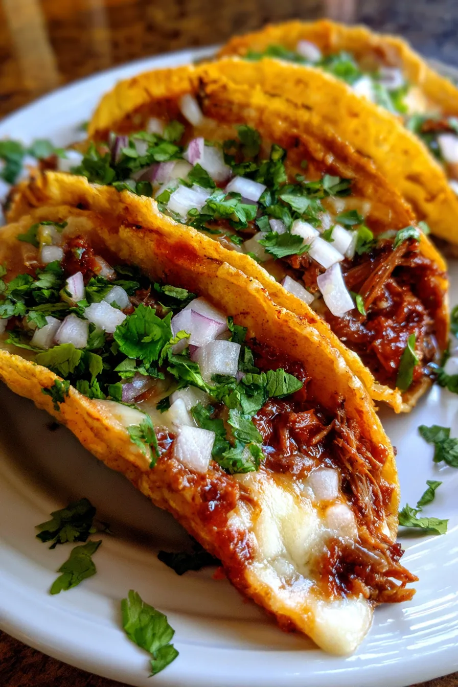 Birria Consome-dipping-action shot