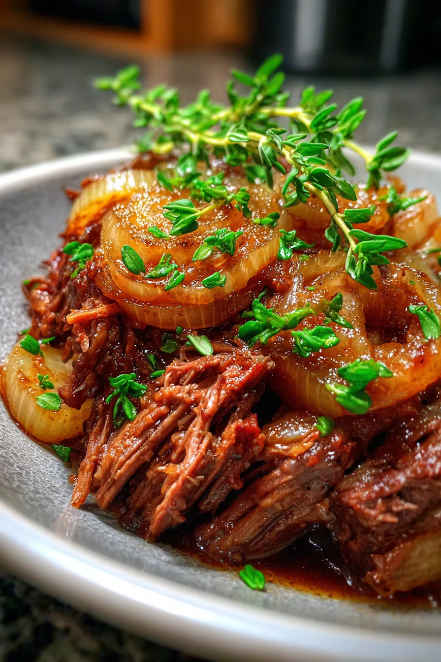 Caramelized Onions-texture-macro