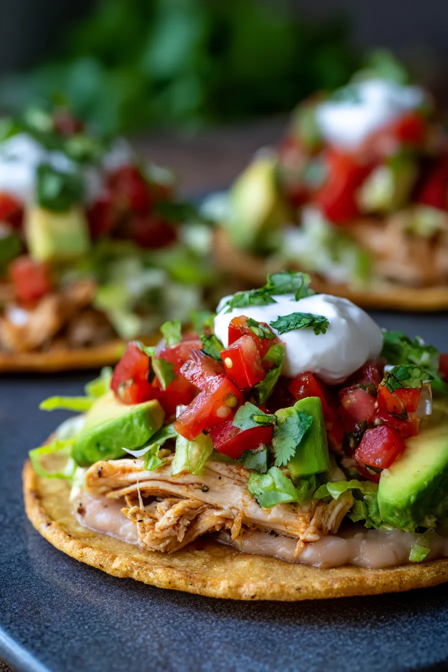 chicken tostadas-ingredients-prep