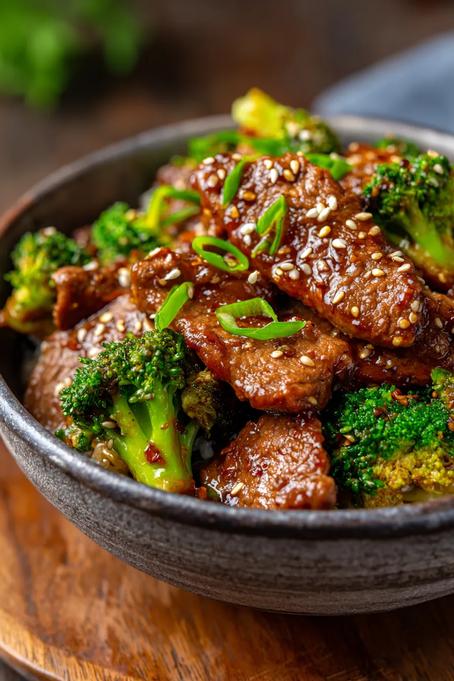Chinese Beef and Broccoli (One-Pan Takeout Style)-ingredients-prep