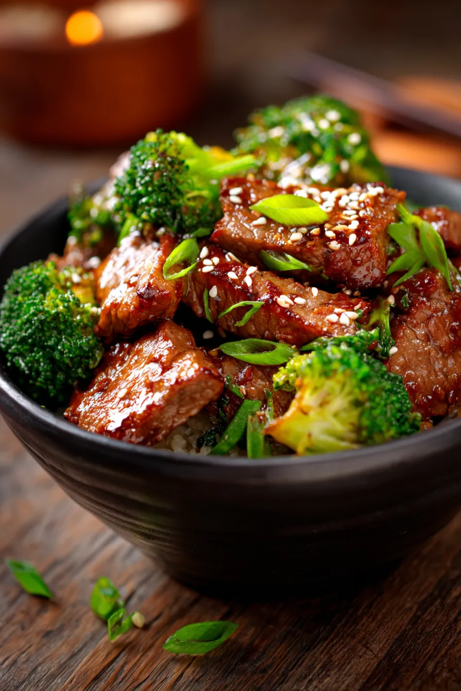 Chinese Beef and Broccoli (One-Pan Takeout Style)-serving-bowl