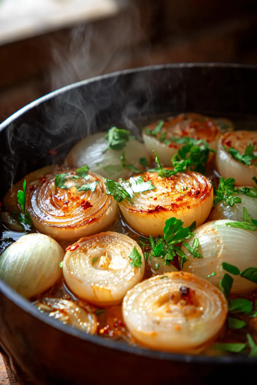 Comfort food-onion-dish-serving