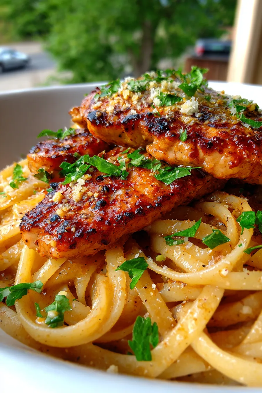 Cowboy Butter Chicken Linguine-ingredients-prep