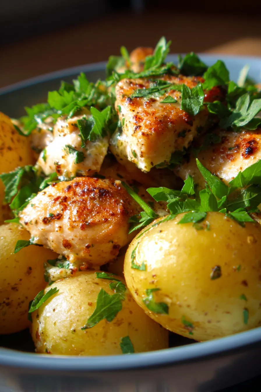 creamy chicken potatoes