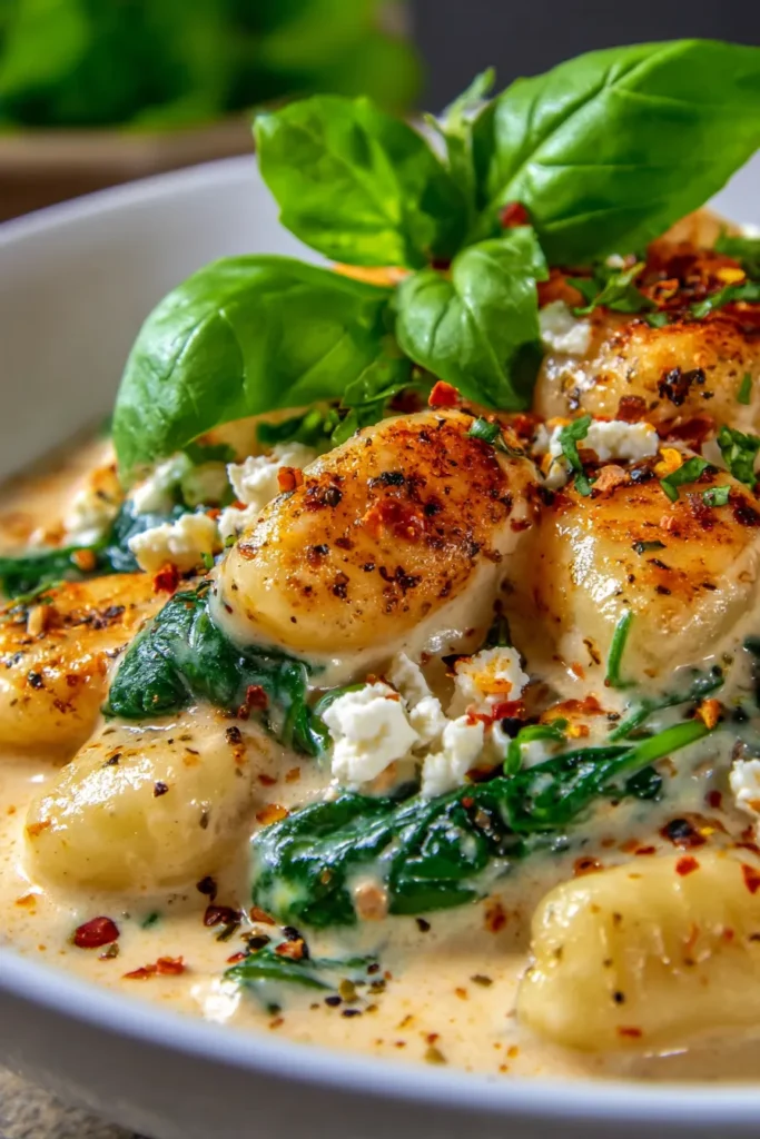 Creamy Gnocchi with Spinach & Feta: Your New Favorite Dinner