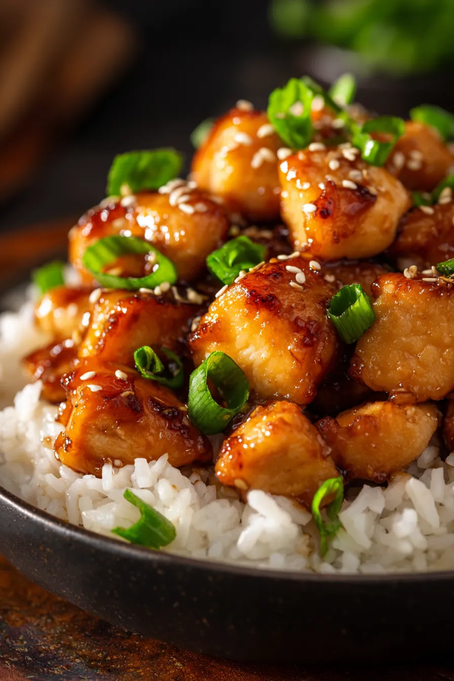 Crockpot Bourbon Chicken-ingredients-arrangement