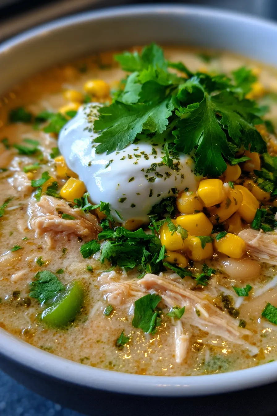 Crockpot White Chicken Chili ingredients, prep shot, vibrant vegetables