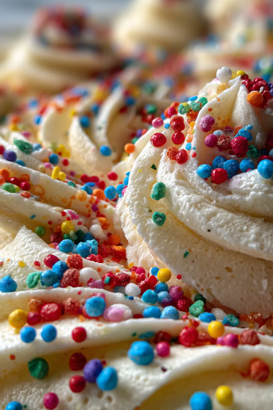 decorated sugar cookies close up