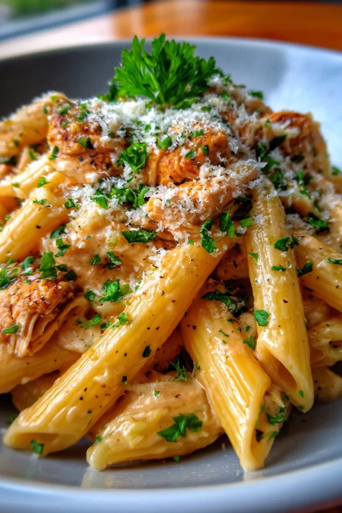 Easy Crockpot Garlic Parmesan Chicken Pasta – Ultimate Recipe