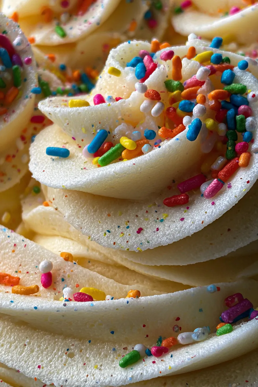 festive cookie frosting swirls