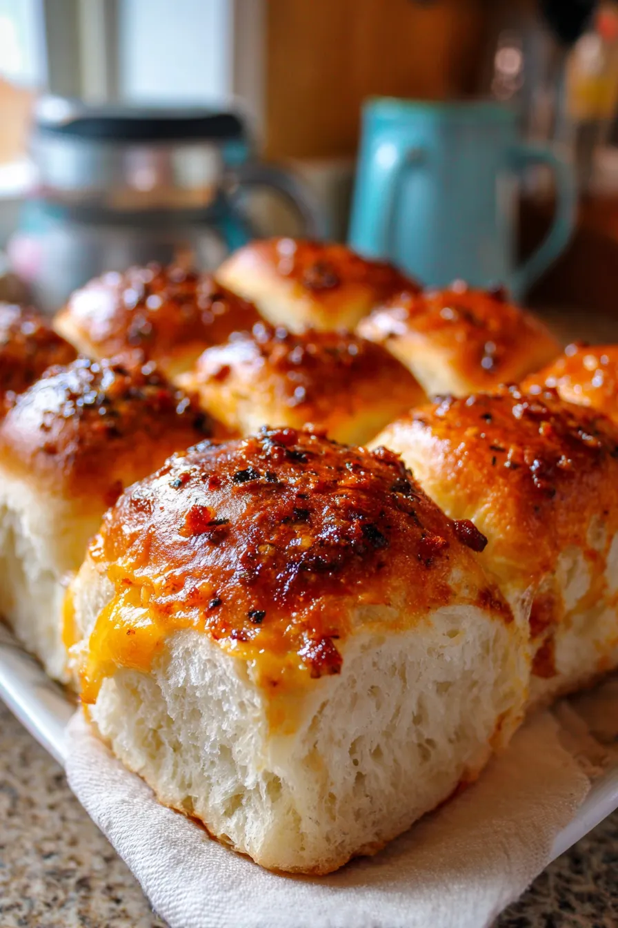 Hawaiian Roll Grilled Cheese Sliders-golden-crust