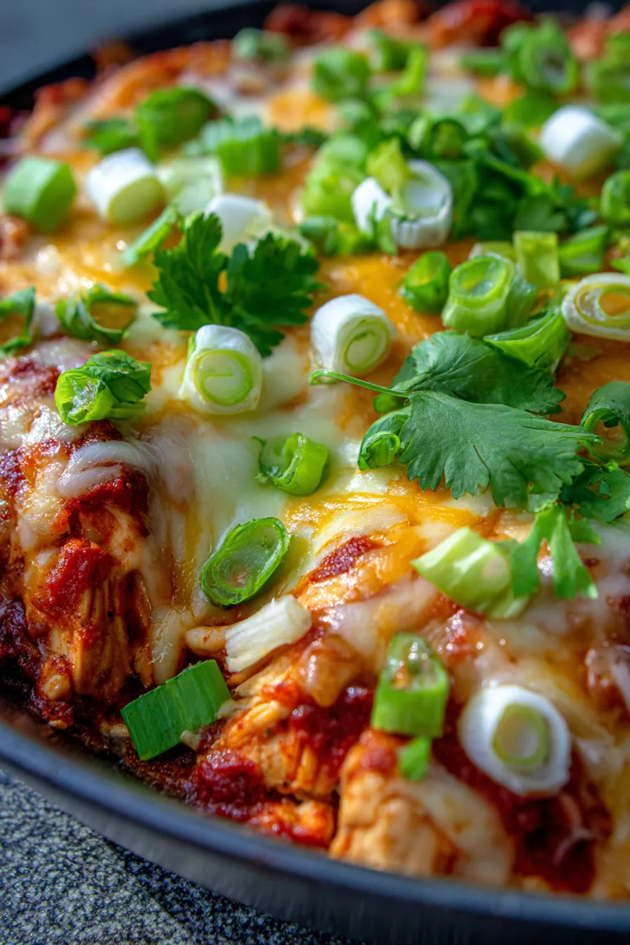 Healthy Chicken Enchilada Skillet Dinner-ingredients-prep