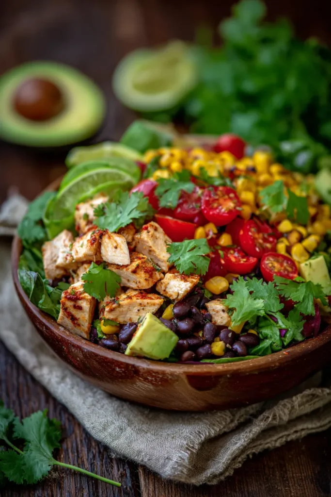 High-Protein Southwest Chicken Salad: Easy & Healthy Meal