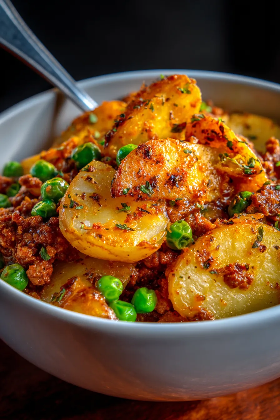 Hobo Casserole with Ground Beef-ingredients-mise-en-place