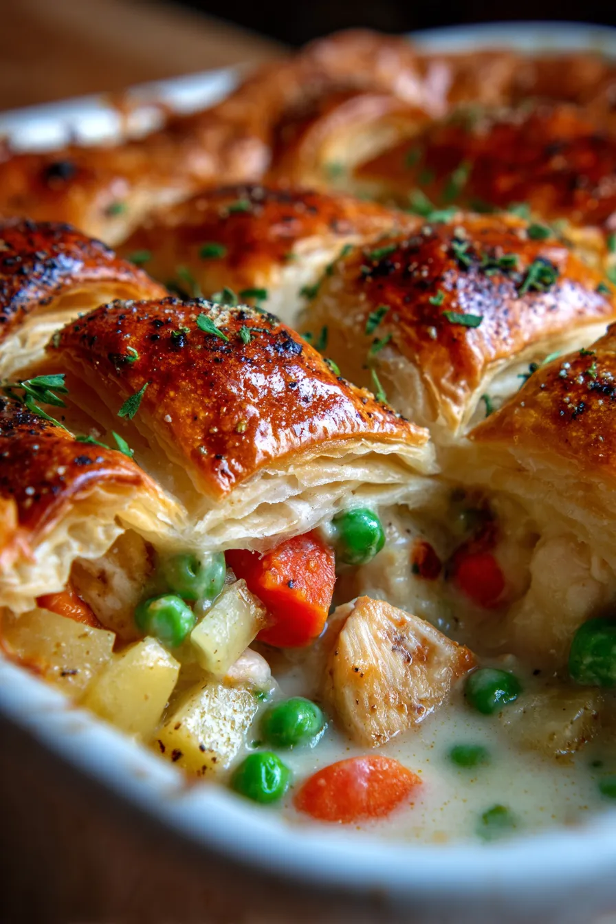 Homemade Pot Pie-ingredients-assembly