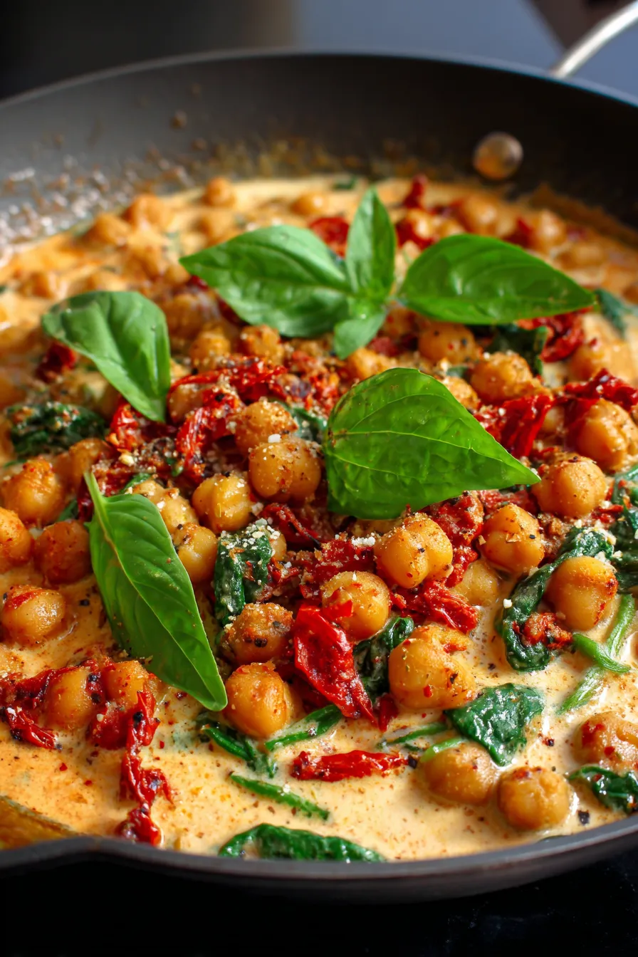 Marry Me Chickpeas in Creamy Sauce-serving-suggestion