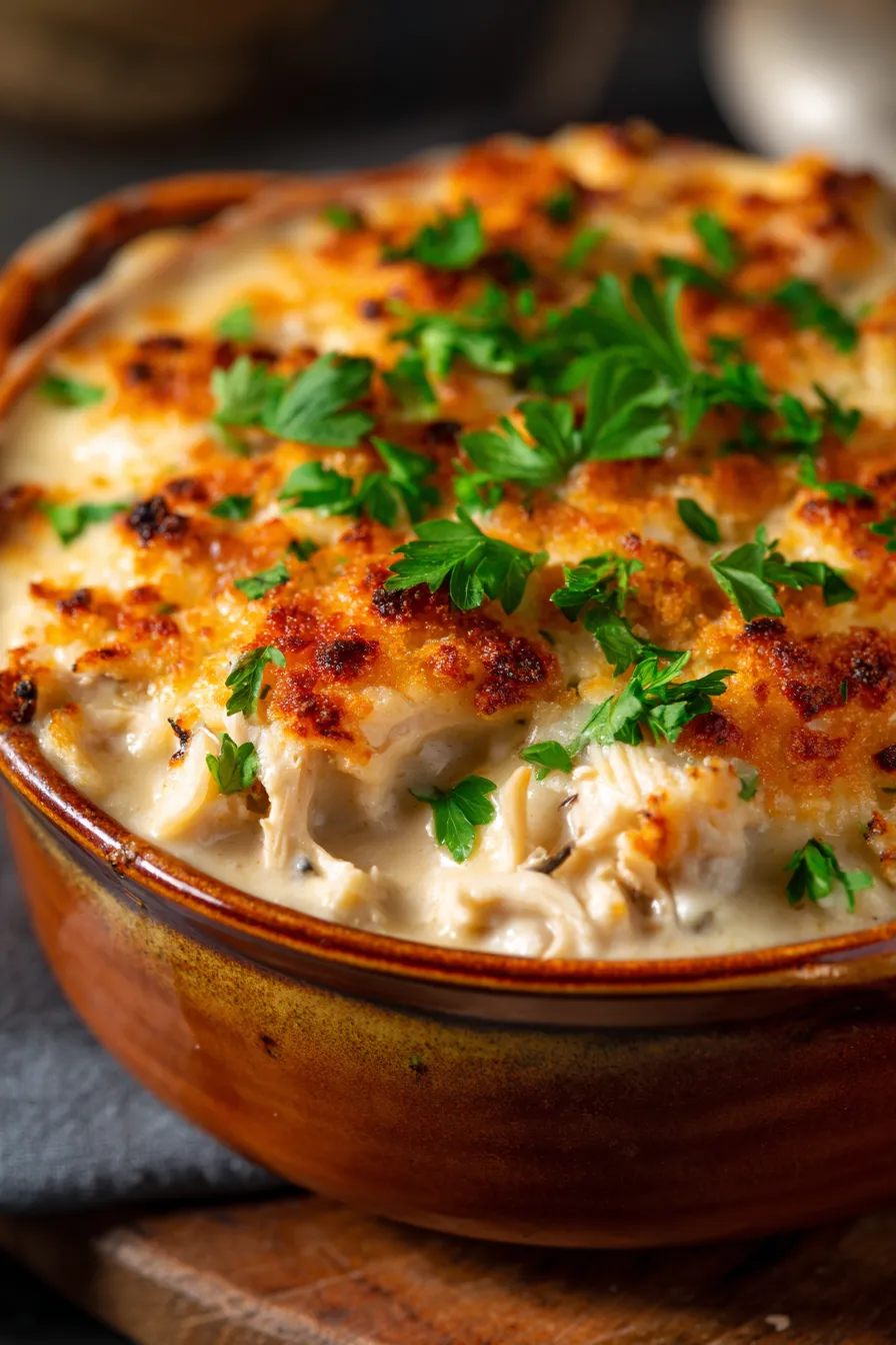 Million Dollar Chicken Casserole (Easy One-Pan Dinner)-creamy-texture