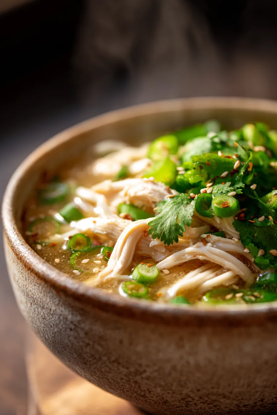 noodle soup close up texture