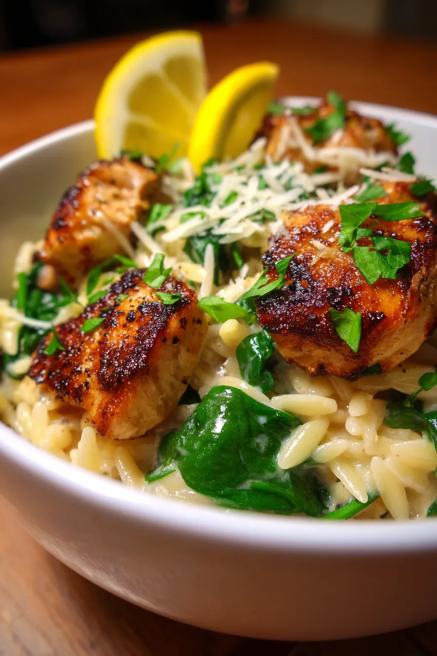 orzo dinner-close up-ingredients