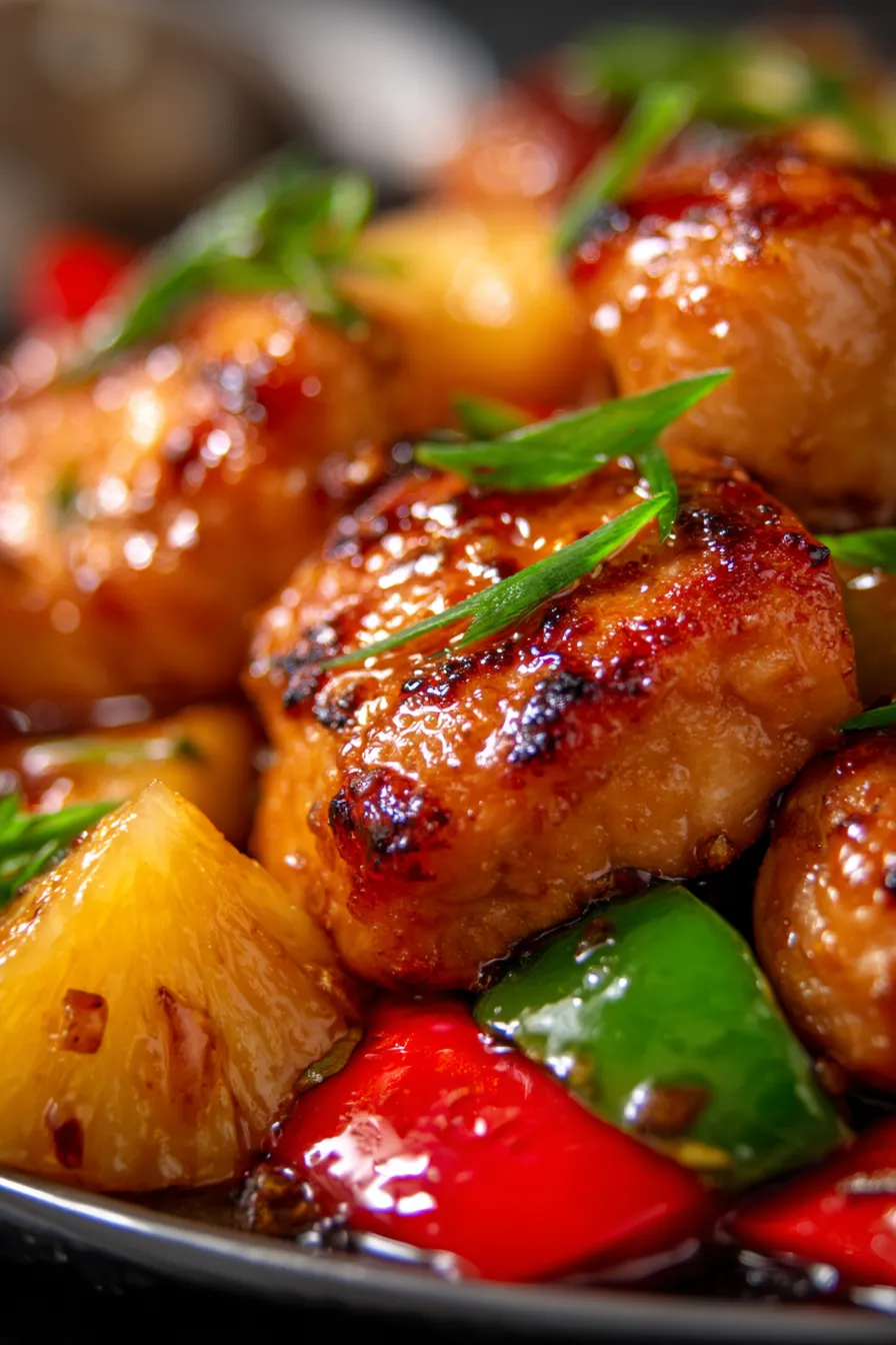 Sheet Pan Hawaiian Chicken with Pineapple-ingredients-prepped