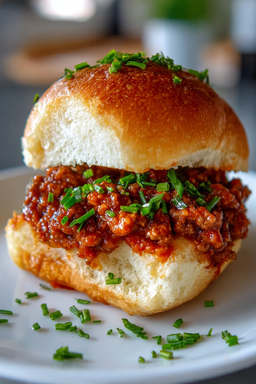 Slow Cooker Sloppy Joes-party-platter